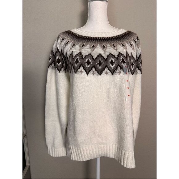 NWT Old Navy XL winter soft Cream Sweater - Picture 1 of 5